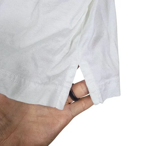 Vintage Augusta Masters‎ Embroidered Polo Shirt XL White Cotton Golf Preppy - Picture 5 of 9